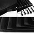 Norme 10 Pieces Black Mesh Bags, Makeup Bags, Cosmetic Travel Organizer, Mesh Zipper Pouch Pencil Case, 9.5 x 7.1 Inches