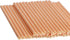 Webake 100 Pack Chevron Paper Straws, 7.75 Inch Disposable Biodegradable Straws, Orange Striped