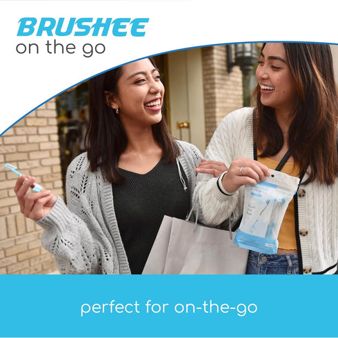 The Evolution of Oral Care, Prepasted On-The-Go Whitening Toothbrushes, 3-in-1 (Mini-Brush + Floss + Pick), 36-Pack