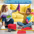 Tenare 100 Pack 12'' x 12'' Microfiber Cleaning Cloths, Reusable Rags for House, Kitchen, Car, Window (Red)