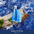 Nautica Blue Eau De Toilette for Men - 3.4 Fl Oz - Fresh Woody & Fruity Scent of Pineapple & Water Lily