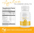 Telomere Supplements with Astragalus Root Extract and Collagen, Superior Immune Support, 60 Capsules