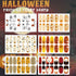 TailaiMei 12 Sheets Halloween Nail Wraps Stickers - Nail Polish Strips Self-Adhesive Full Wraps with 2 pcs Nail Files