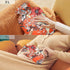 SyXIOP 2L Red Christmas Flowers Water Bottle for hot Water with Soft Cover, Warm Compress for Menstrual Cramps