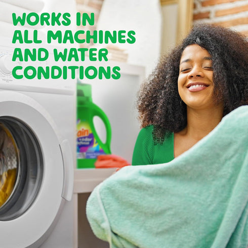 Gain + Odor Defense Laundry Detergent Liquid Soap, 2-Pack, Super Fresh Blast Scent, 65 Fl Oz Each