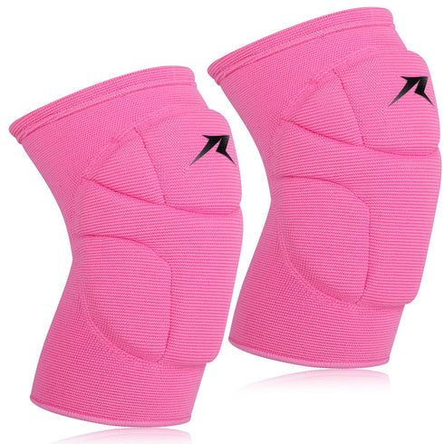 Racbeuk Volleyball Knee Pads Pink, Knee Protector Supporter for Girl Lady Women with