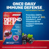 Defend-EEZE Immune Support Dietary Supplement Lozenges, 100% Daily Value of Zinc, Vitamins C & D per Dose, with Echinacea & Elderberry, Elderberry Flavor, 30 Lozenges