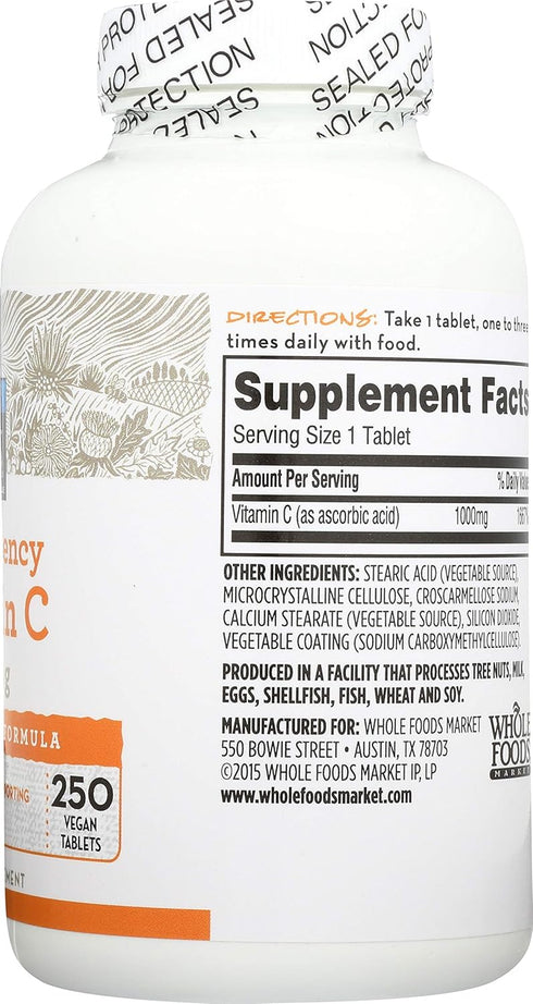 365 Everyday Value Vitamin C 1000mg, 250 Count