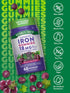 Natures Truth Iron Gummies, 60 Count, Vegan, Non-GMO, Gluten Free Supplement, with Zinc & B Vitamins, Grape Flavor