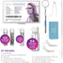 SQV Glasses Repair Kits - 9 Types Replacement Nose Pads, Mini Screws, Stick on Pad, Screwdriver, Anti-Slip Strap,
