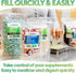XPRS Nutra Size 2 Empty Capsules - 100 Clear Empty Vegan Capsules - Vegetarian Empty Pill Capsules - DIY Vegetable Capsule Filling - Veggie Pill Capsules Empty Caps Pills