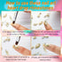 Maitys 54 Pieces Gold Nail Charms, Rhinestones Heart Nail Charms, Alloy 3D Dangle Nail Jewelry for Christmas Nail DIY