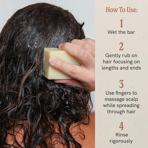 J·R·LIGGETT'S All-Natural Herbal Shampoo Bar, 3.5 Ounces, Solid Dry Bar for Damaged and Greasy Hair