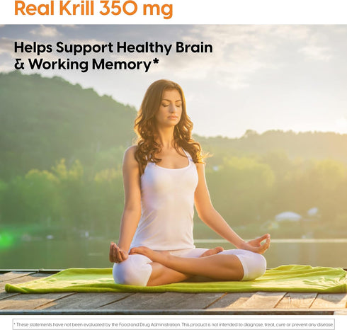 Doctor's Best Real Krill - 350 mg - 60 Count