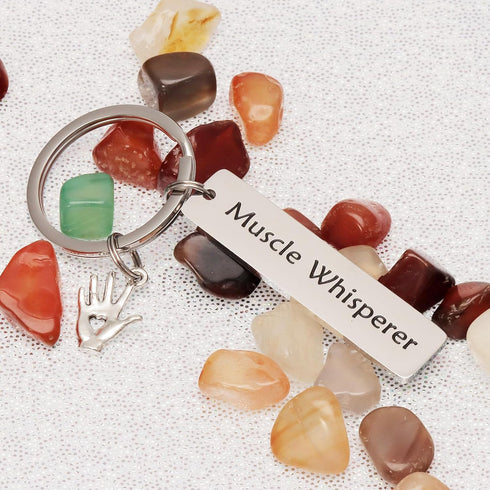 Kivosliviz Massage Therapist Gifts for Women - LMT Gifts & Massage Therapy Accessories Keychain