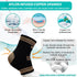 Ankle Brace for Men and Women, Copper Infused Compression Sleeve for Sprained Ankle, Plantar Fasciitis, Foot Pain Relief
