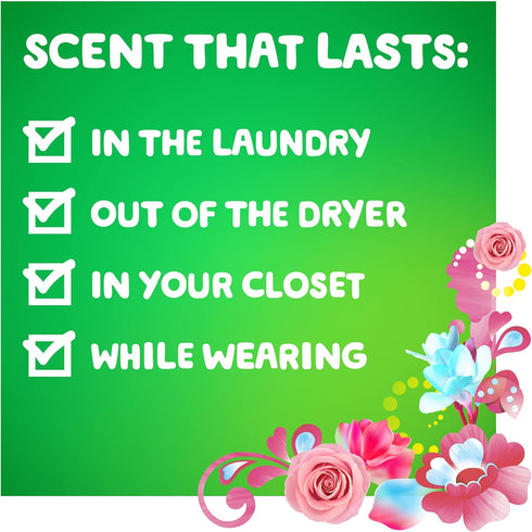 Gain + Aroma Boost Liquid Laundry Detergent, Spring Daydream Scent, 61 Loads, 88 fl oz, HE Compatible