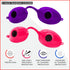 Super Sunnies Tanning Goggles Eyeshields, UV Eye Protection, FDA Compliant, 2 Pairs in Random Colors