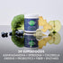 BIOHM Essential Digestive Greens, Green Superfood Powder with Antioxidants, Vitamins, and Probiotics, Super Greens, Digestion Supplement with Enzymes, Ashwagandha, Spirulina, Chlorella, Berry Flavor