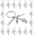 PHAETON 20PCS Toothbrush Toothpaste Keychain - Tooth Shape Keyring for Dentist, Dental Hygienist, and Student Gifts