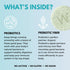 WELLBEING NUTRITION Daily Probiotic + Prebiotic - 42 Effervescent Tabs, 18 Billion CFU, 6 Strains for Digestion