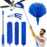 Dusters for Cleaning, Newliton Microfiber Ceiling Fan Cobweb Duster with Extension Pole