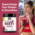 FORCE FACTOR Total Beets Organic Beetroot Powder - Superfood Supplement, USDA Organic, Vegan, Unflavored, 180 Servings