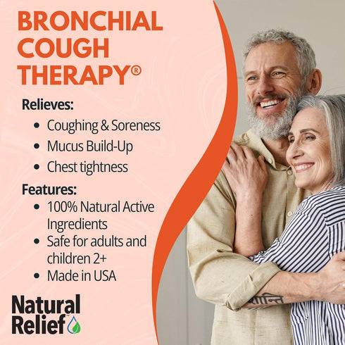 The Relief Products Bronchial Cough Therapy Fast Dissolving Tablets - 70 Count - 100% Natural Active Ingredients