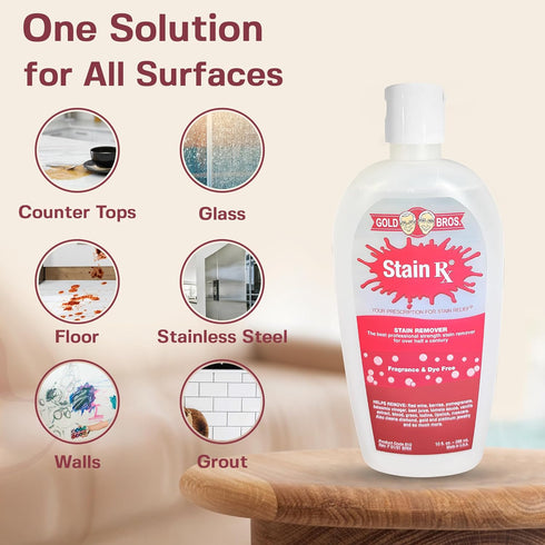 Stain Remover - Effectively Eliminates Stains from Wine, Berries & Blood - 10 oz