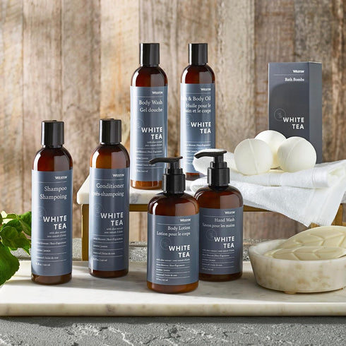 Westin White Tea Aloe Shampoo - Vitamin and Antioxidant-Packed for All Hair Types, 8 ounces