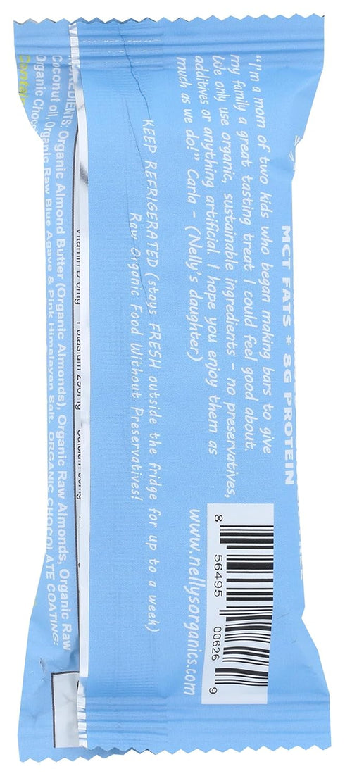 Nelly's Organics 1.6 , Bar Chunky Almond Butter Dark Chocolate Organic, Ounce