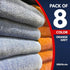 Microfiber Cleaning Cloth - 12x11 Inch Ultra Absorbent Towel for Streak-Free Shine, Lint Free, 12 Pack