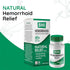 BHI Natural Hemorrhoid Relief for Burning, Swelling, Itching, Rectal Pain & Discomfort, 100 Tablets for Women & Men