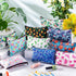 Reginary 20 Pieces Cosmetic Bag - Roomy Makeup Organizer with Zipper Toiletry Pouch for Travel, 7 x 4.3 Inches