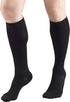 Truform HMNA 9808 Compression Stockings, Regular 15-20 mmHg Below Knee BK, Closed Toe, Black, Medium (Size B)