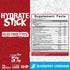 5% Nutrition Hydrate Stick Hydration Packets, Sport Electrolyte Powder Mix, Blueberry Lemonade, 10 Count