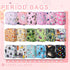 Likesing Period Bag Pouch, Canvas Sanitary Napkin Storage Bag for Girls Womens, Portable Sanitary Napkin Period Pad