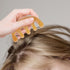 Set 2 minkissy Amber Scalp Massager Pieces Manual Five-Claw and Wide-Tooth Scraping Combs for Facial Massage, Head Spa