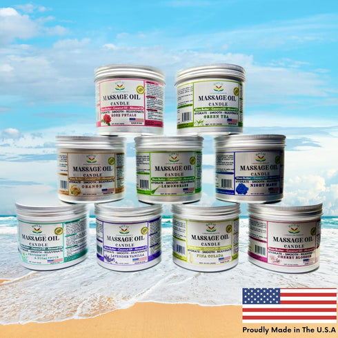 Royal Candles & Spa Products Massage Oil Candle (Peppermint & Eucalyptus)