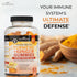 Turmeric Curcumin with Ginger Gummies, 120 Count, Natural Joint Support Supplement