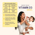 Little Nest D3 400 100 Baby Vitamin Drops IU per Dose | Natural & Clean Formulation for Infants & Toddlers | Day Supply