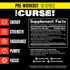 JNX SPORTS The Curse! Pre Workout Powder - Lemon Rush, 50 Servings, Boost Strength, Energy + Focus