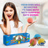Organic Dino Bath Bombs for Kids, 3 Large Bath Bomb Kit with Surprise Dinosaurs Inside
