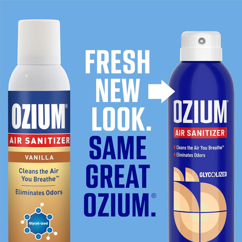 Ozium A807035-3 8 Oz. Air Sanitizer & Odor Eliminator for Homes, Cars, Offices and More, Vanilla Scent - 3 Pack