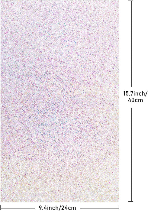 EBANKU Shiny Nail Table Mat, Washable Nail Art Hand Rest Pad for Salon Practice and Manicure