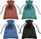 InnoHHustle 4 Pcs Dice Bag Soft Velvet Gift Bags 7.08 x 5.11inch Drawstring