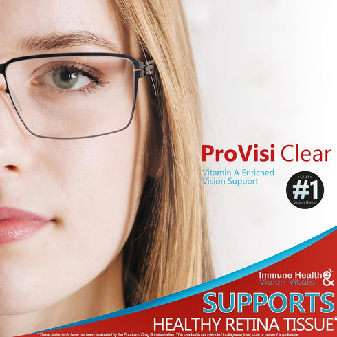 Pro VisiClear for Eyes - Vitamin A Enriched Vision Support, Natural Antioxidant Pill Enhanced with Premium Ingredients
