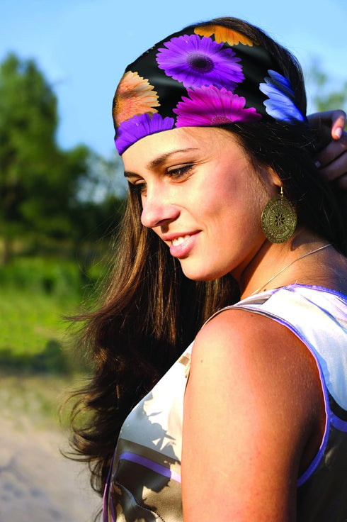 Spoontiques Multifunctional Hair and Face Wraps - Bandanna, Headband, Scarf, Neck Gaiter, Balaclava - Skulls