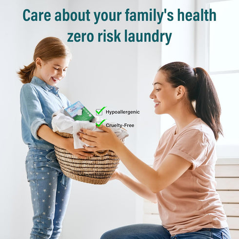Laundry Detergent Sheets - Zinshine Plant-Based Eco Friendly | Hypoallergenic Lavender Scent, Up to 80 Loads