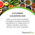 Natures Plus Cucumber Moisturizing Cleansing Bar - 3.5 Ounce - Gentle Cleansing, Vegan, Emollient Rich